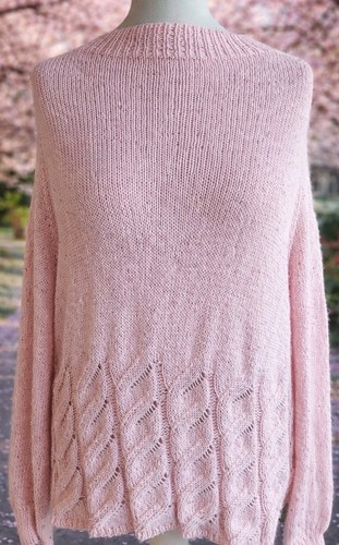 Ajourmuster pullover mit - pullover,
