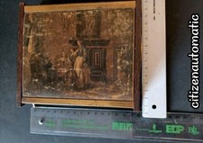 antike Spieluhr Schmuckkasten mit Gemälde Topzustand einwandfrei Vintage rar