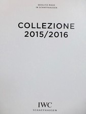IWC ★ Wrist Watches Uhren Katalog Hardcover Buch Kollektion 2015/2016 NEUw