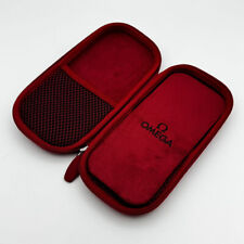 OMEGA VINTAGE UHRENBOX WATCH BOX CASE VINTAGE 45 ROT MIT UMKARTON