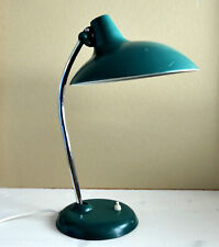 50er-Jahre Kaiser idell 6786 Tischleuchte / desk lamp / Christian Dell / grün