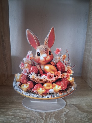 Oster deko tischdeko hase - 2d,