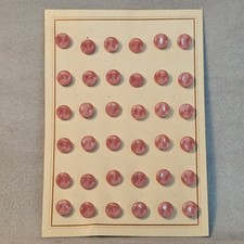 36 Vintage Glas Knöpfe Antik