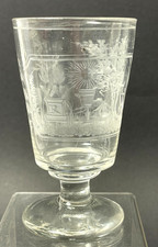 Freimaurer - Logenglas mit
