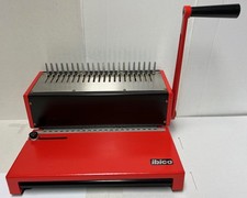 IBICO Bindegerät Kombo Loch Spiralbindung mit vielen Plastikspiralen Schwerlast