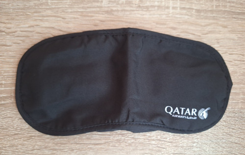 Schwarze stoff schlafmaske - stoff,