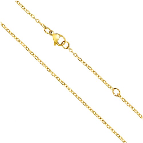 Goldene ankerkette damen - ankerkette,