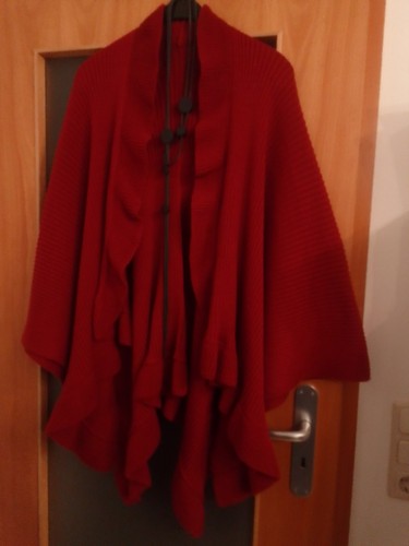 Strick poncho überwurf - strick,