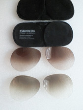 Vintage - PORSCHE Design - Sonnenbrillen - 4 Stück Ersatzgläser  mit Etui - KB 6