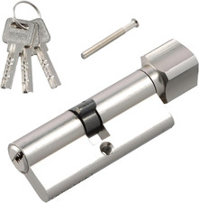 Knaufzylinder Schließzylinder aus Zinklegierung mit 3 Schlüsseln für Haustür