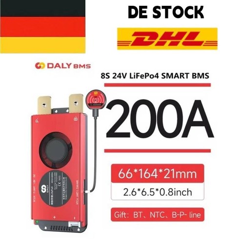 Daly bms 24v 200a - 24v, lifepo4