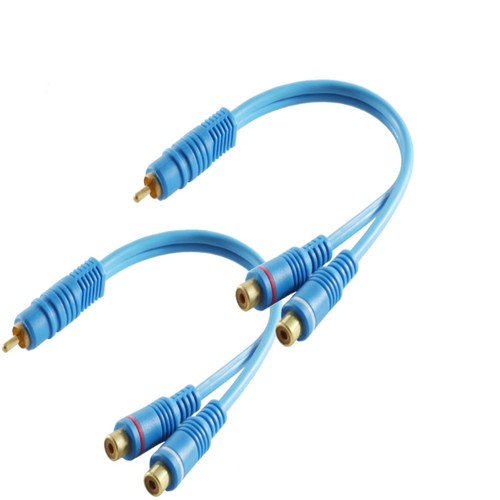 Stück cinch kabel - 2, y-kabel