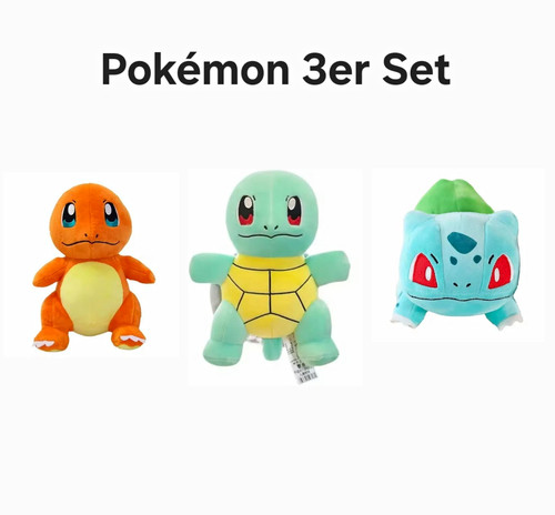 Pokémon 3er set - pokémon,