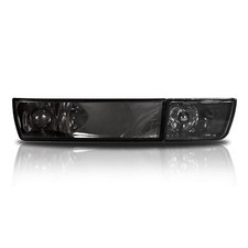 2x Klarglas Front-Blinker Nebelscheinwerfer Schwarz Smoke L + R für VW Golf 3