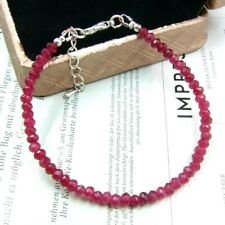 BAILYSBEADS edles Rubin-Armband Armkettchen mit Verlängerkettchen behandelt J22