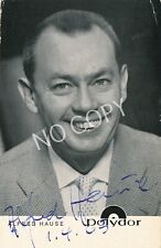 100% Original Autogramm Autograph handsigniert Alfred Hause J1.71