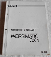 Wersi Technische Unterlagen  WERSIMATIC CX 1  BA 383,  gebraucht