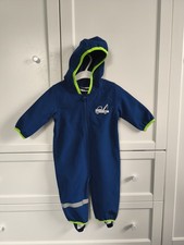 Blauer Kik Regenoverall Größe 68