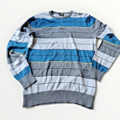Fishbone pullover blau - fishbone, gr