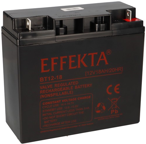 Effekta bleiakku agm - bt, 12-18