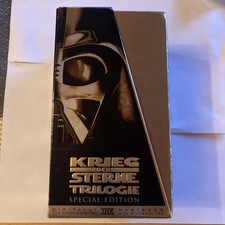 KRIEG DER STERNE TRILOGIE Special Edition 1997 3VHS Gold-BOX Star Wars
