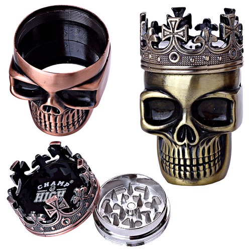 75mm grinder metall totenkopf - grinder,