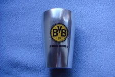 BVB BORUSSIA DORTMUND "SILBERNER BECHER ALU" "70er JAHRE"  "MARKILL"  0,3 LITER