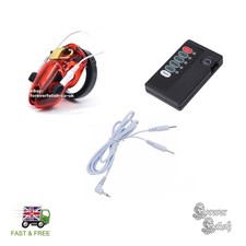 EStim Keuschheitsgerät Käfig E-Stim Elektrostimulation Tens Sissy Cuckold - Rot