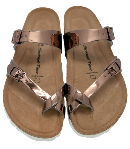 Bronze damensandalen mit - damensandalen,