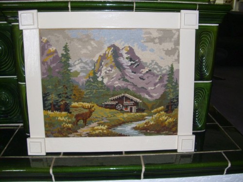 Gobelin alpenlandschaft mit - gobelin,