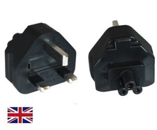 DINIC Stromadapter C5 Mickey Maus auf England UK Typ G, Reiseadapter