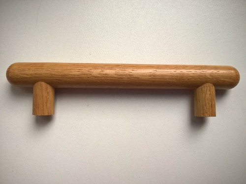 Holzgriff eiche natur - holzgriff, massiv