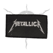 Metallica - Logo (Metallic) | Classic Patch Thrash Metal Aufnäher Memorabilia