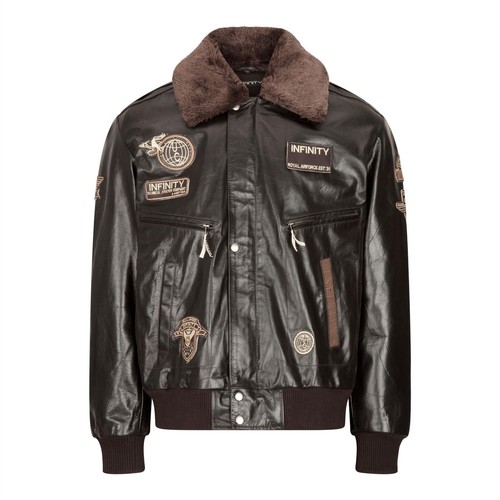 Herren echtleder bomberjacke - herren,