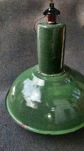 Fabriklampe emaille lampe