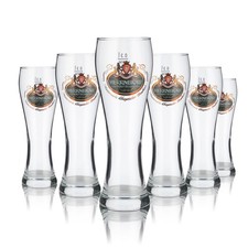6x Herrnbräu Glas 0,3l
