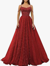 Damen Abschlussballkleider Formelles Ballkleid Schulterfreies Partykleid