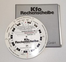 Kfo rechenscheibe nach prof - rechenscheibe,