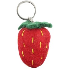 Schlüsselanhänger Erdbeere