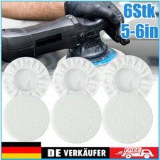 6x Polierhaube Polierscheibe