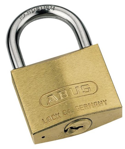 Abus vorhangschloss messing - abus,