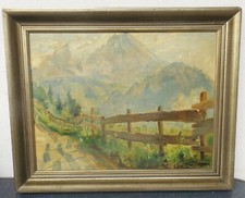  Öl/Lwd.Gemälde" Watzmann