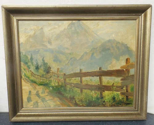 öl lwd gemälde - Öl/lwd.gemälde", watzmann