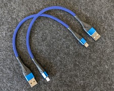 2x Ladekabel Datenkabel 20cm