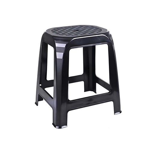 Kunststoff hocker schwarz - schwarz, sitz