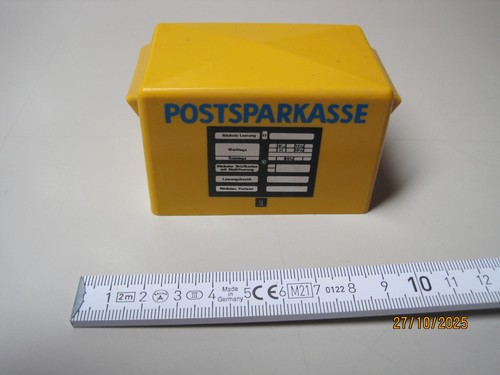 Spardose der postsparkasse aus - spardose,