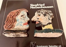 Keramik/Skulptur/Köpfe/Paar/S