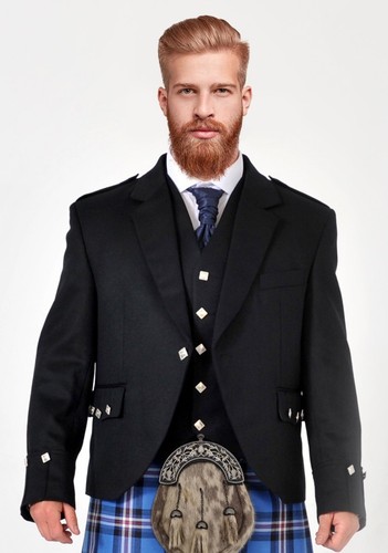 Scottish argyll jacket - jacket, vest