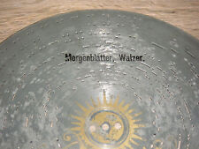 Morgenblätter Amorette Blechplatte 30,5cm Drehorgel antik music box 11 3/4" disc
