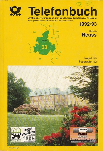 Fernsprechbuch bereich neuss - fernsprechbuch,